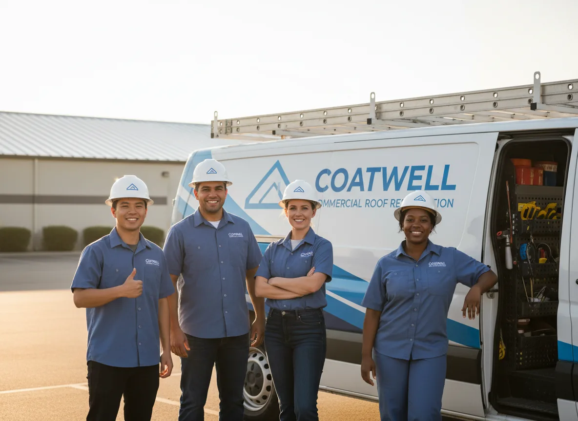 Commercial roof coating company in Partridge, KS